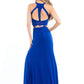 Rachel Allan - Two-piece Jersey Gown With Lace Trims