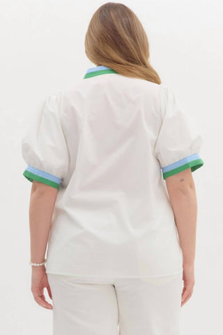 Entro - Curvy Afternoon Picnic Top