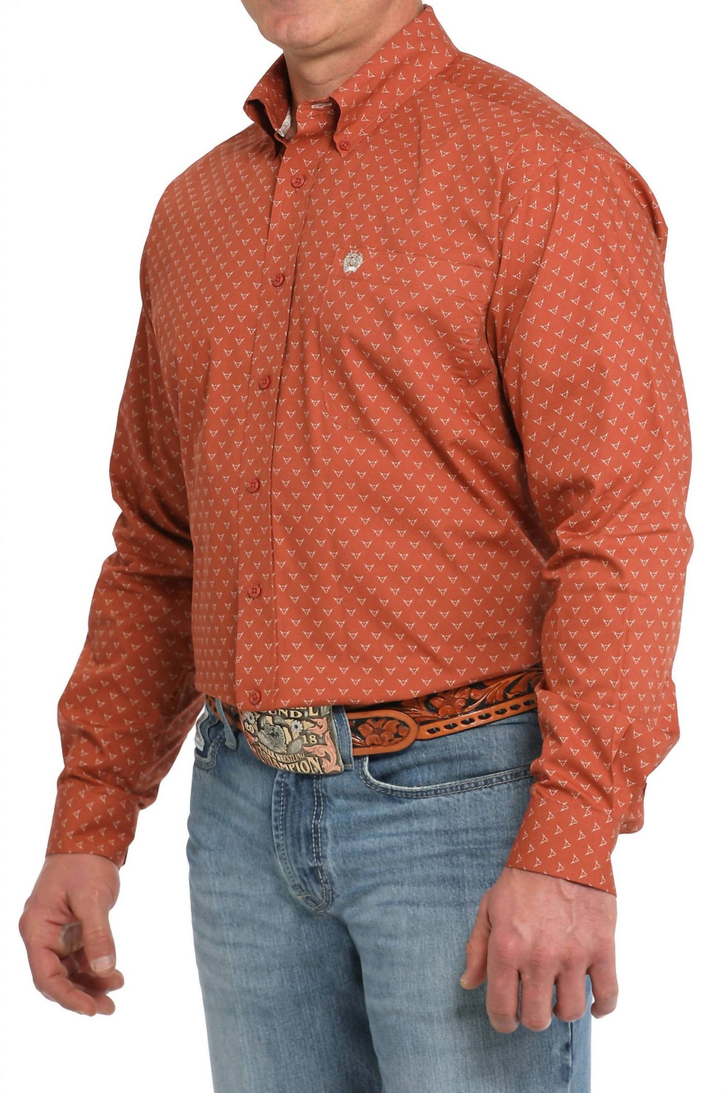 Cinch - Classic Print Button-down Shirt