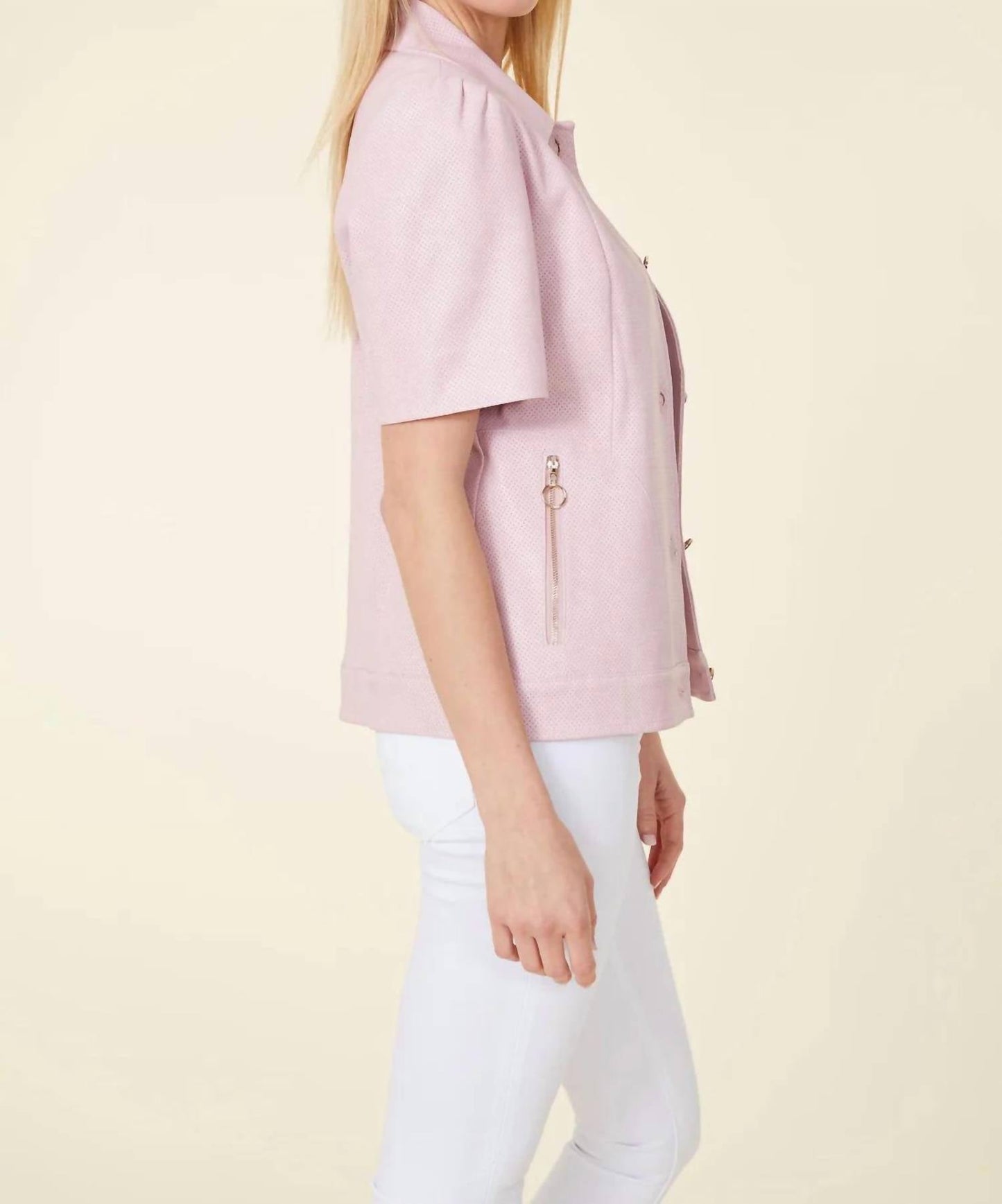 Dolce Cabo - Short Sleeve Shirt Jacket