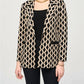 Joseph Ribkoff - Geometric Print Open Front Blazer