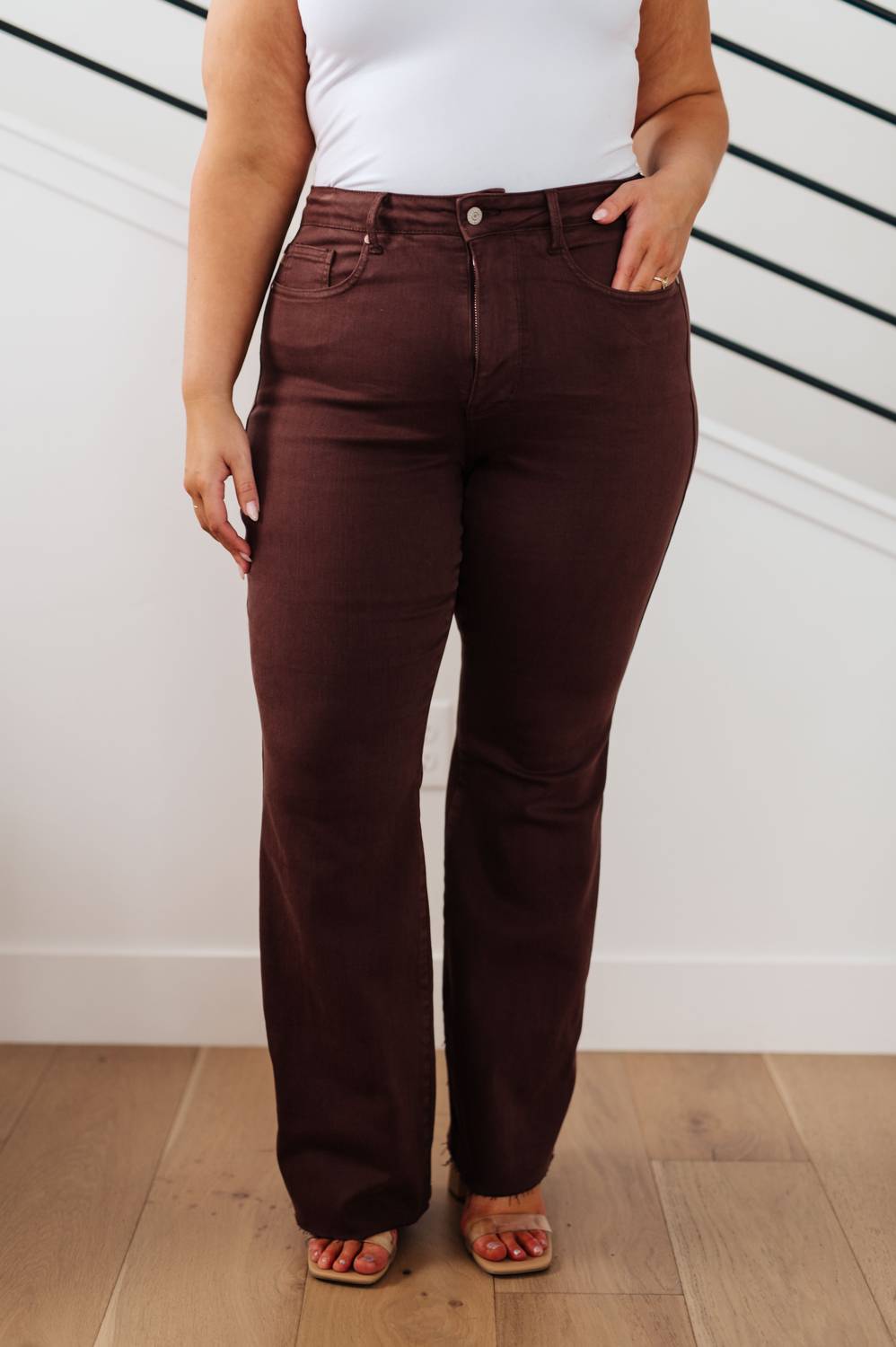 Judy Blue - High Rise Control Top Flare Jeans