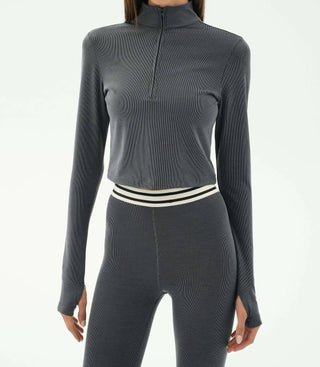 Splits59 - Stevie Active Rib Half Zip Sweatshirt