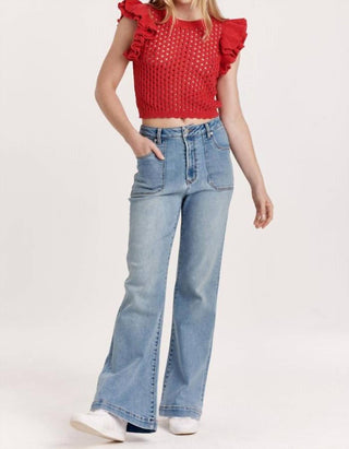 Another Love - Marina Eyelet Top