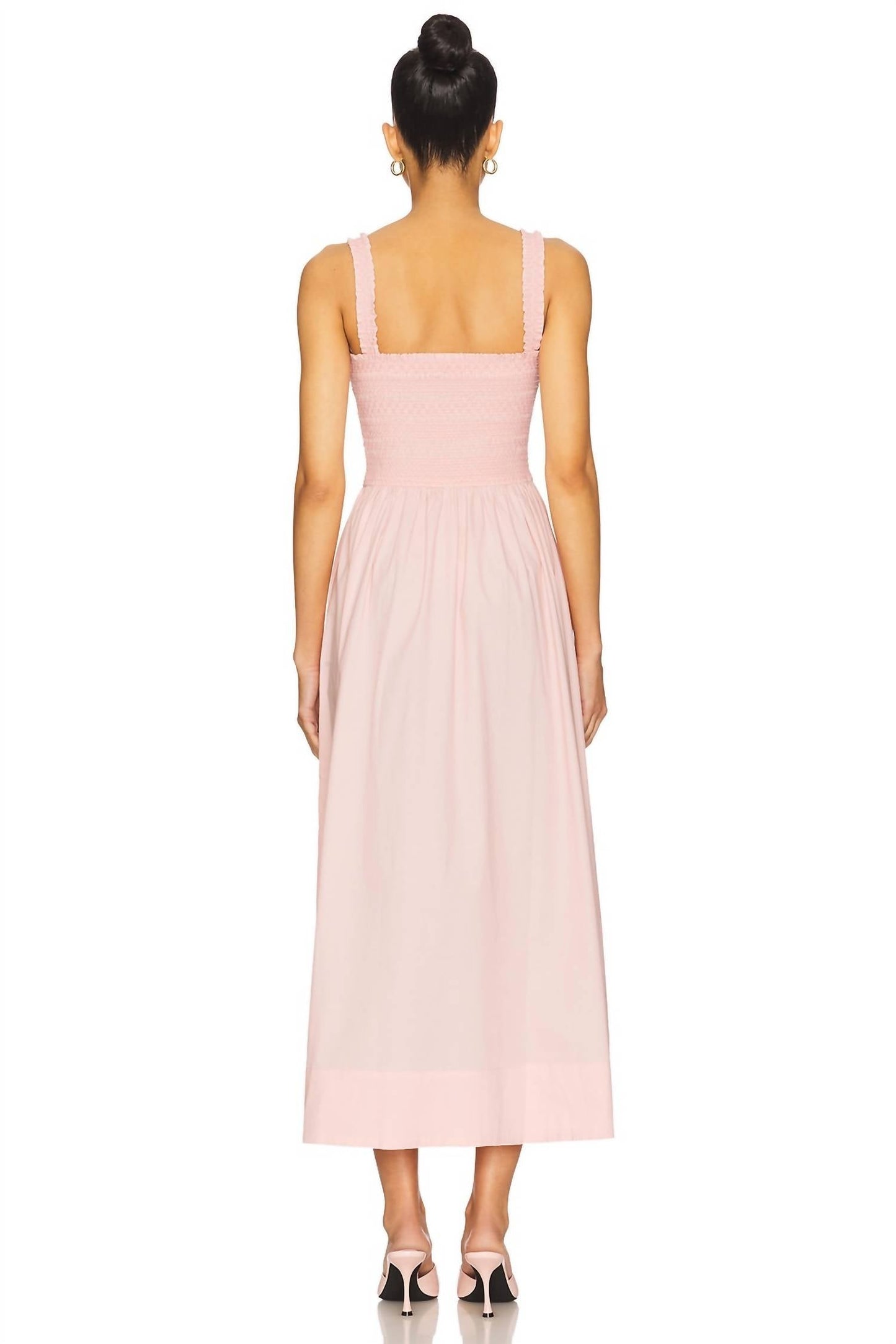 Pistola - Genevieve Smocked Embroidered Bodice Dress