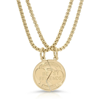 Eklexic - Women's Best Friend Coin Necklaces
