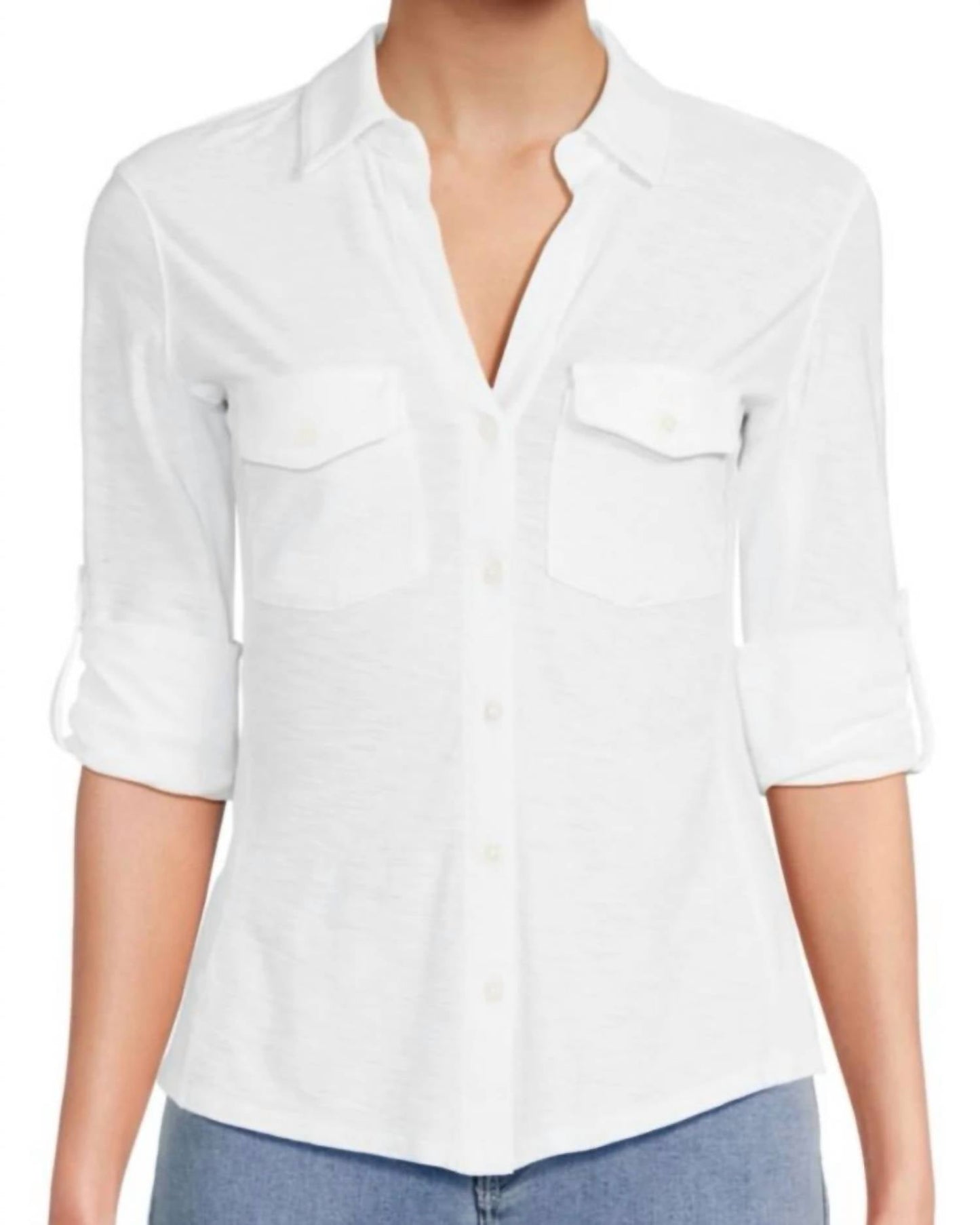 James Perse - Roll Tab Button Up Shirt