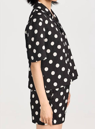 English Factory - Textured Dots Short Sleeve Shirt