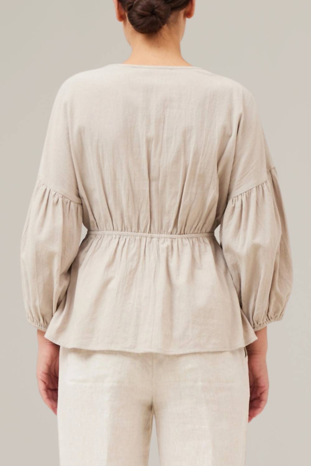 Grade & Gather - Cotton Summer Tie Blouse