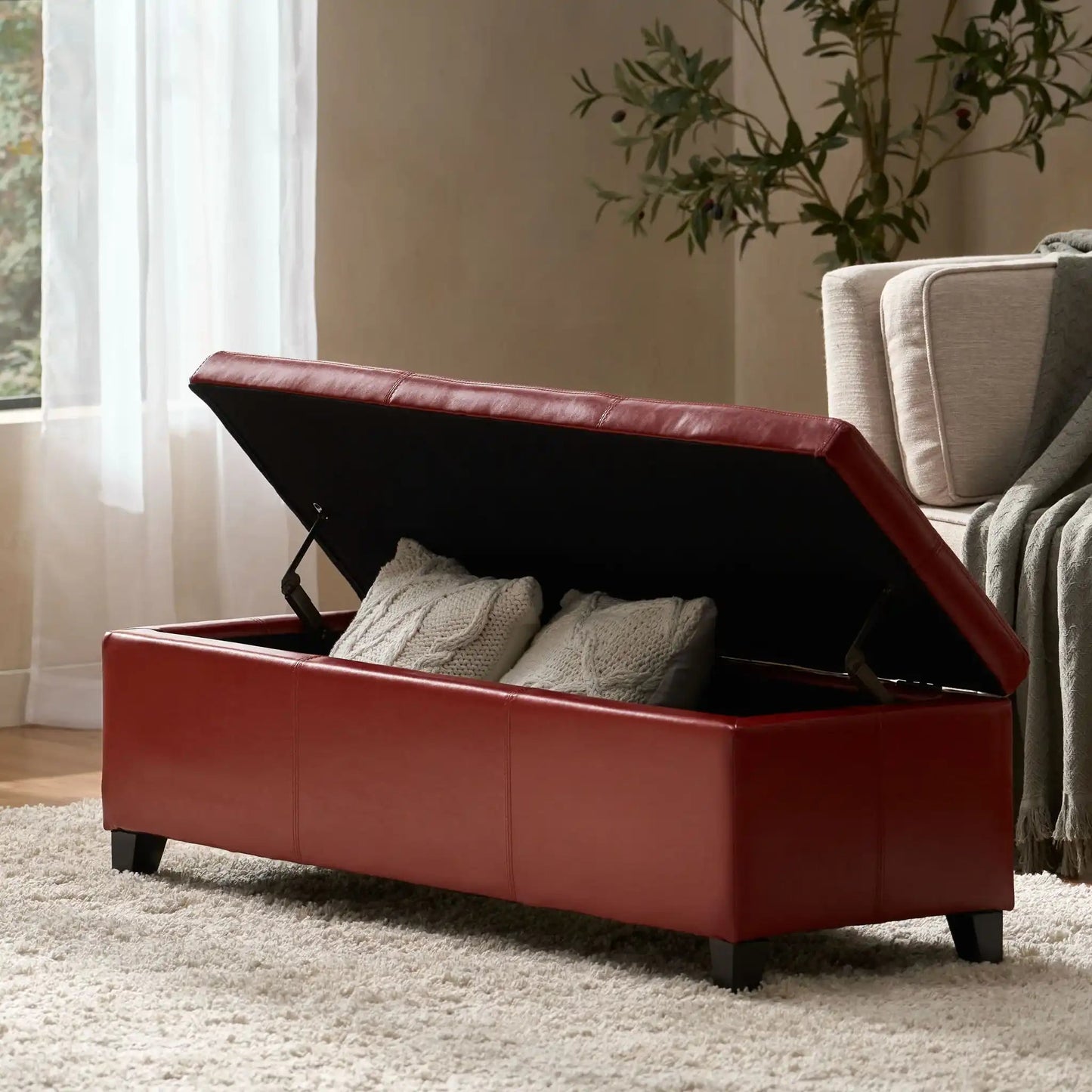Glouster - Contemporary Storage Ottoman