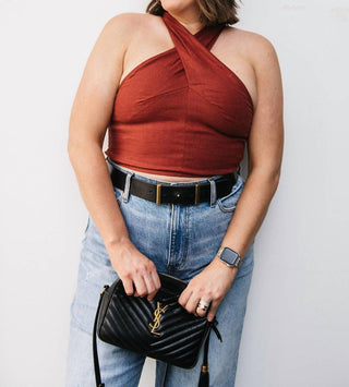 Steve Madden - Twist Neck Crop Top