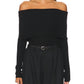 A.L.C. - Evelyn Merino Off Shoulder Top