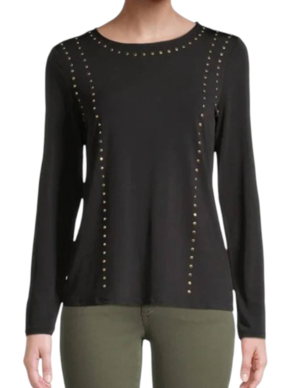 Carmen Marc Valvo - Studded Top