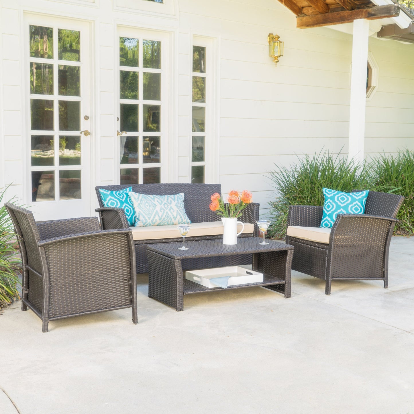 St Lucia 4Pc Sofa Set