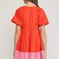 Entro - Color Block Mini Dress