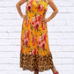 Calypso - Demi Sheer Flare Strappy Dress
