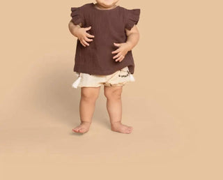 Omamimini - Baby Girls Gauze Bloomers with Tassels
