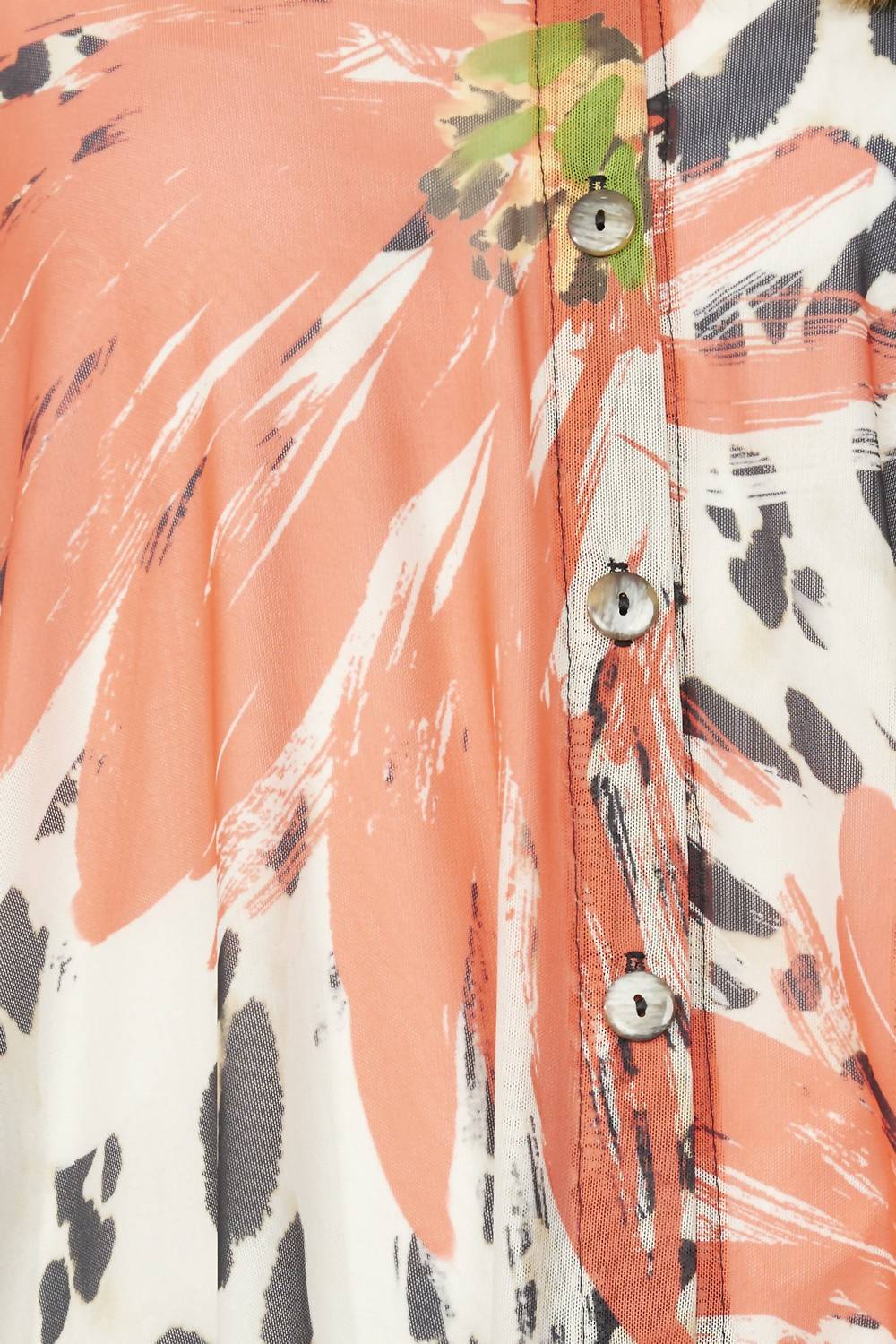 Frank Lyman - Floral V-neck Relaxed Fit Top