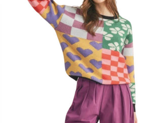 &Merci - Patch Pattern Sweater