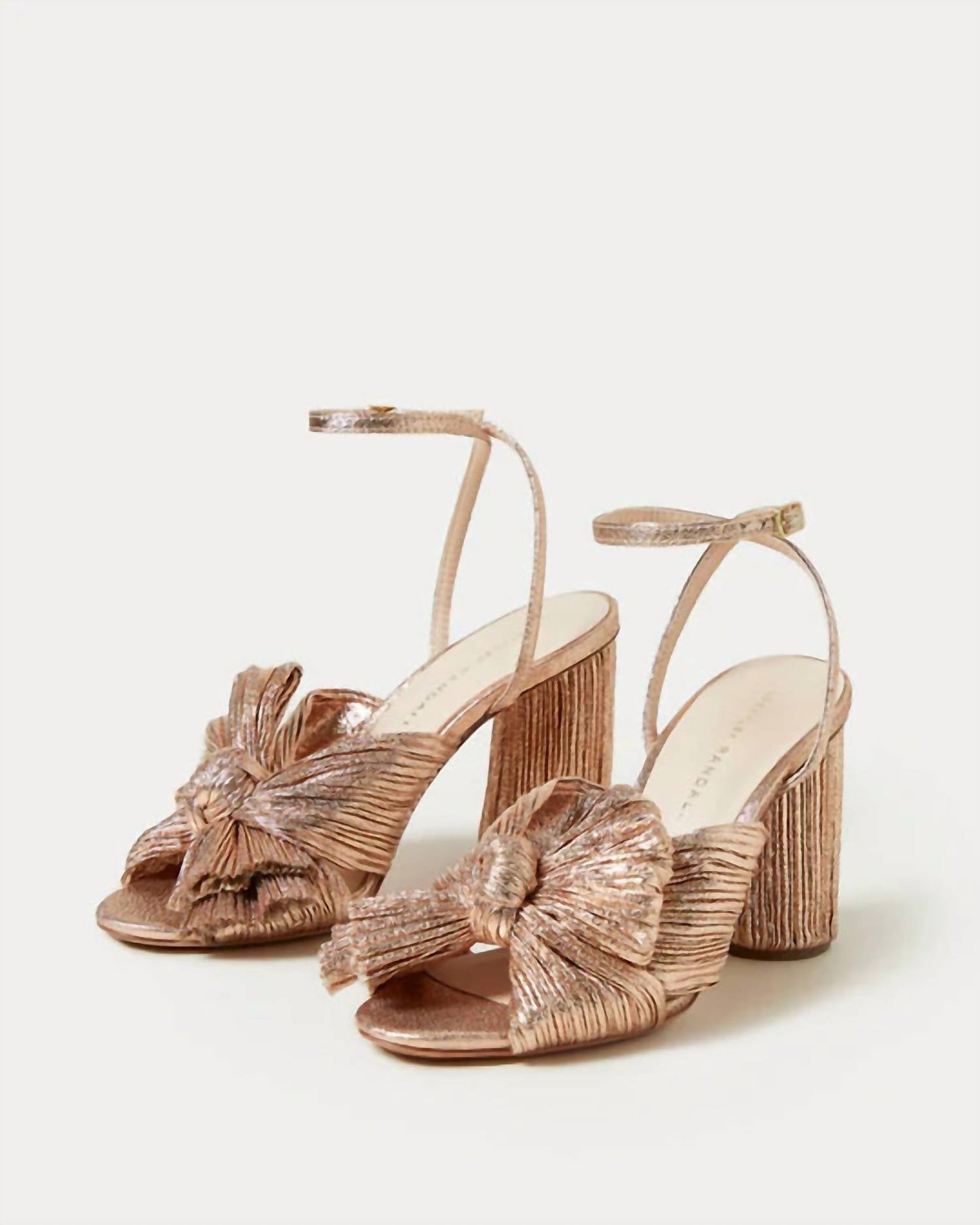Loeffler Randall - WOMEN'S CAMELLIA PLEATED BOW HEEL SANDAL