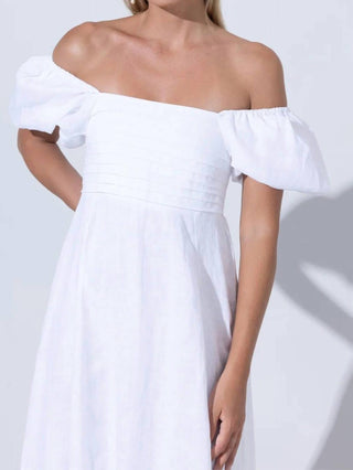 Lusana - Amy Linen Maxi Dress