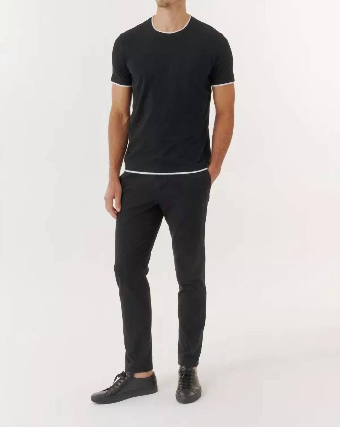Atm - Classic Jersey Double Trim Tee