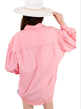 Free People - Happy Hour Solid Poplin Top