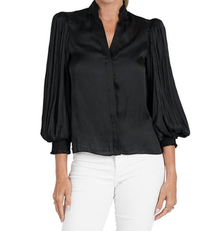 Love Token - Lizzie Pleated Sleeve Blouse