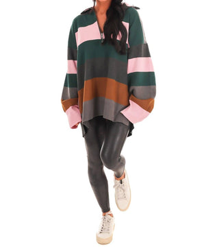 Free People - Coastal Stripe Pullover
