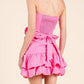Baby Pink - Ashton Strapless Dress