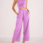 Minkpink - Unity Ring Textured Tank and Pant Set