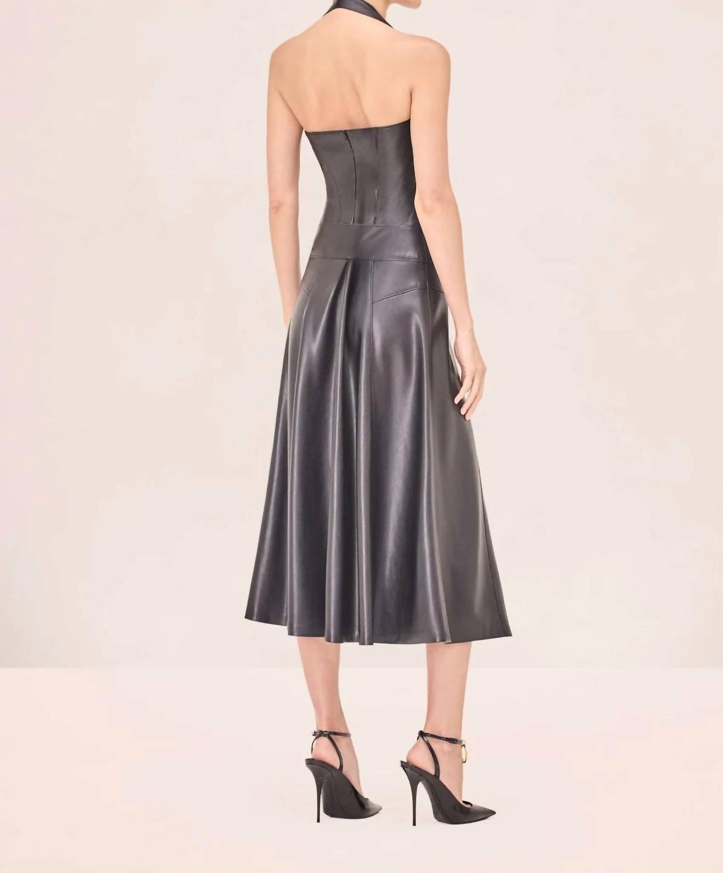 Alexis - Imena Halter-neck Midi Dress