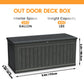 260 Gallon Large Outdoor Storage XXL Deck Box