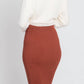 Be Cool - Ribbed Knit Sweater Skirt