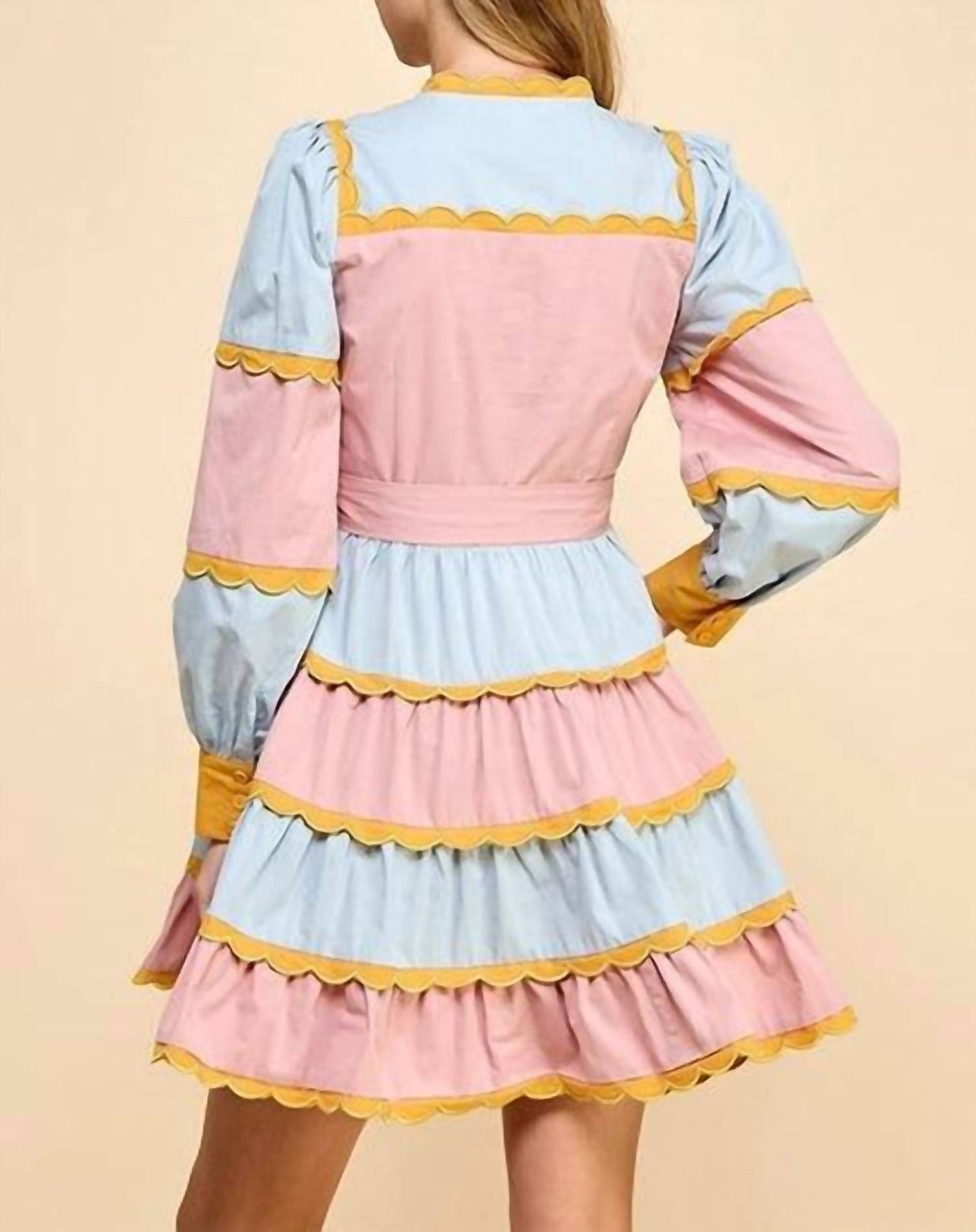 Tcec - Spring Pastels Mini Dress