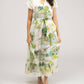 Beau & Ro - Palm Flutter Midi Dress