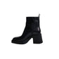 Chinese Laundry - Women's Leather With Gold Buckle Ankle Boots