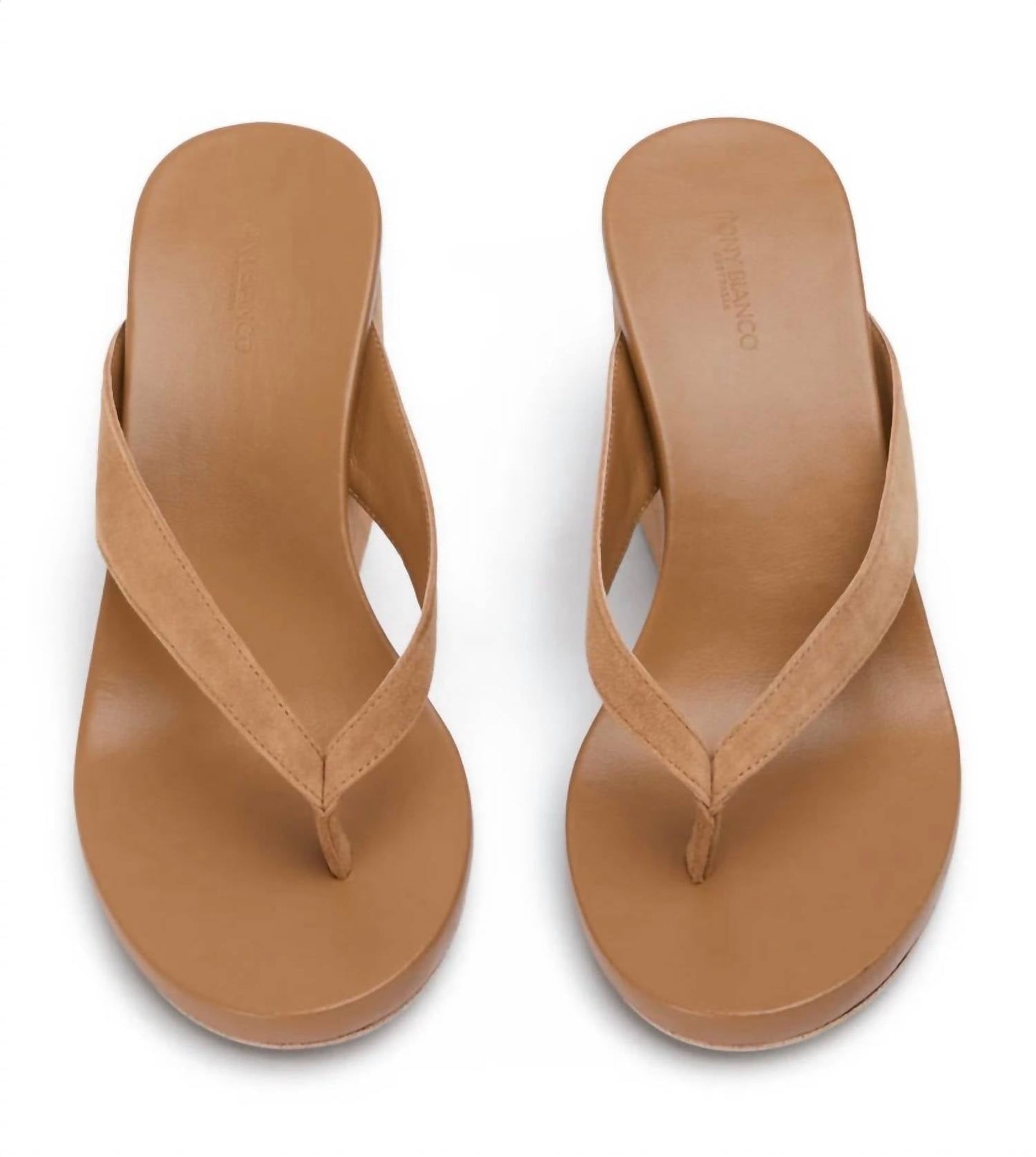 Tony Bianco - Women's Avanti Suede Wedge Thong Sandals