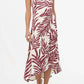 Greylin - Tessie Side Tucked Midi Slip Dress