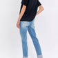 Judy Blue - High Rise Patch Pocket Distressed Cuffed Boyfriend Jeans