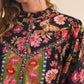 &Merci - Jacquard Floral Bordered Top
