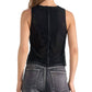 Elan - METALLIC MESH TANK TOP