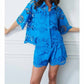 Ciebon - Embriodered Eyelet Shorts