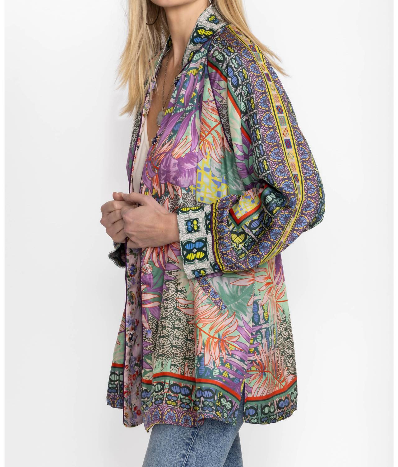 Johnny Was - Reversible Bordona Heather Kimono