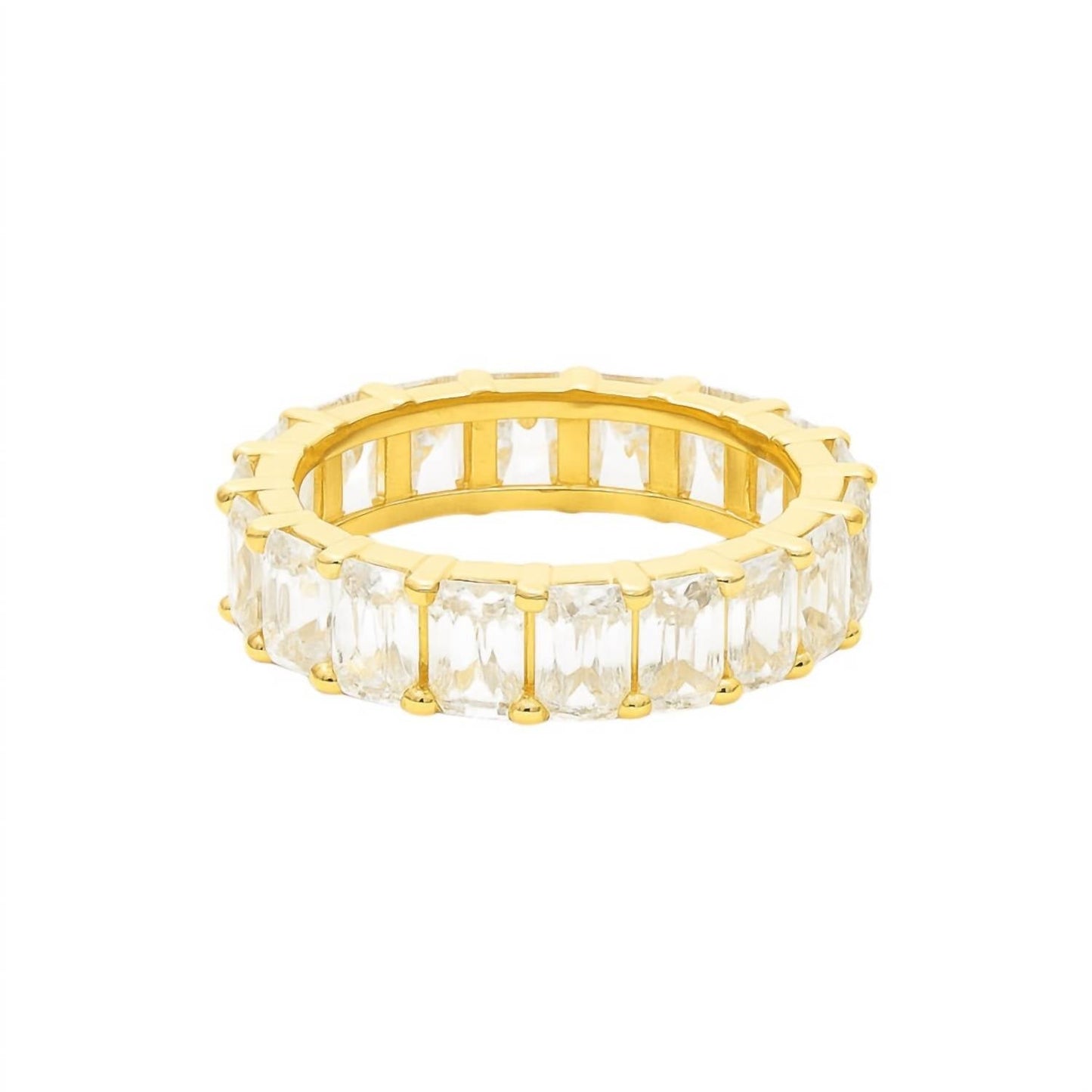 Atlanta Jewelers Supply - Women's Radiant Cut Moissanite Eternity Band Ring