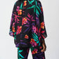 Joseph Ribkoff - Tropical Print Surplice Top