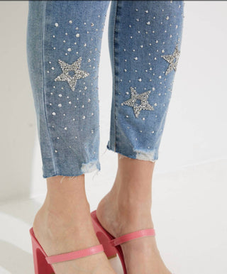 Orly - Star Bling Lower Leg Jeans