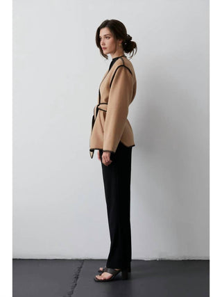 Crescent - Kendra Wool Blend Wrap Coat