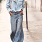 Free People - Women's Denim Dreaming Pullover Top