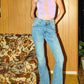 Artemis Vintage - Women's High Rise Stretch Double Waist Bootcut Jeans